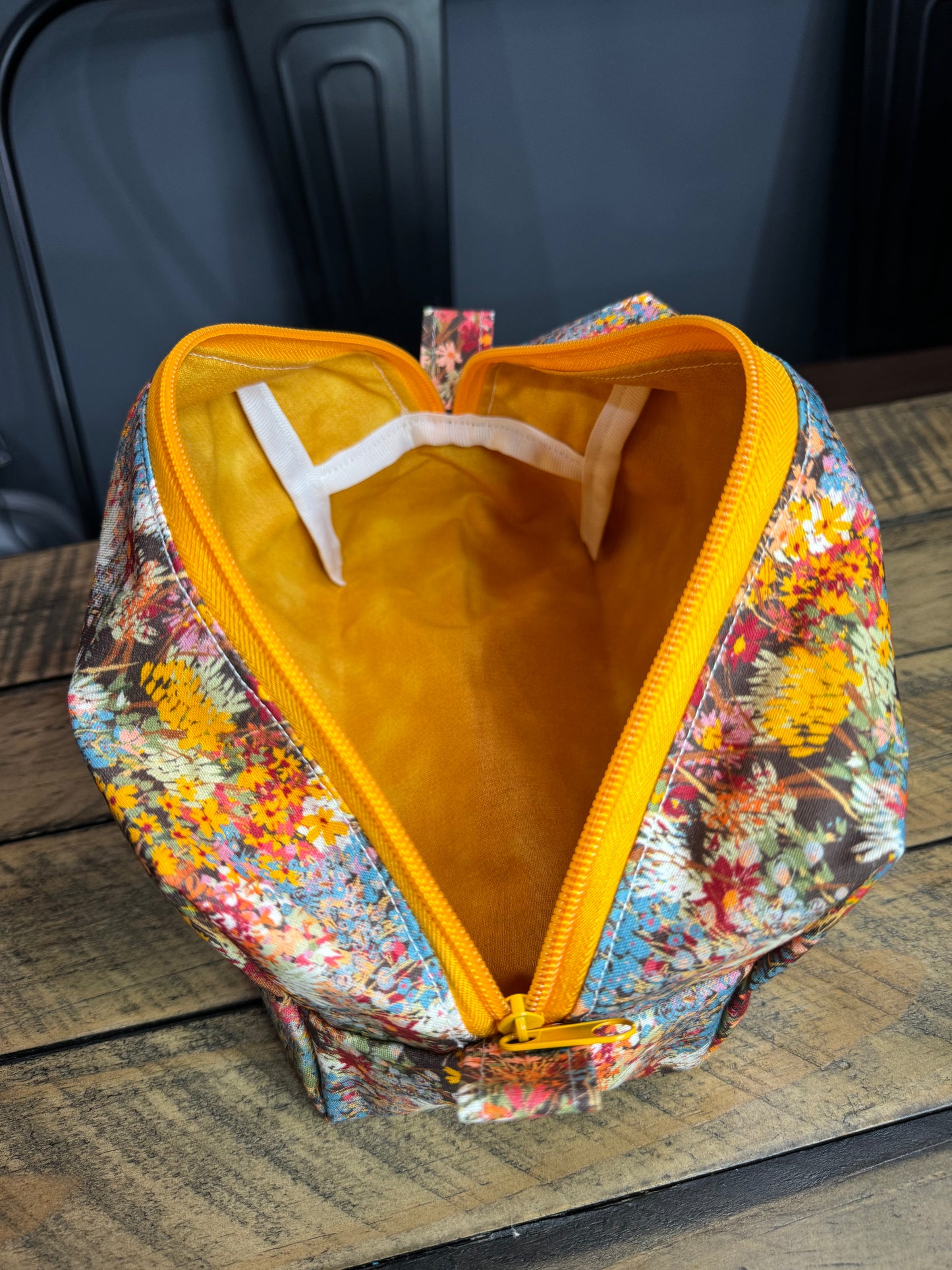 Wildflower Large Makeup Bag